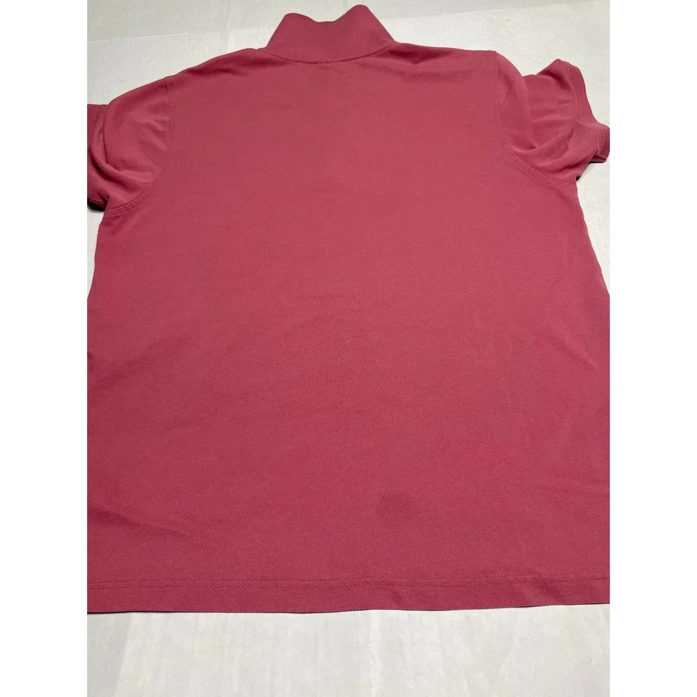Brooks Brothers 1818 Performance‎ Polo Shirt Mens XL Slim Fit Pink Cotton Pique